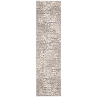 SAFAVIEH Spirit Collection 2' x 8' Taupe / Ivory SPR126E Modern Abstract Non-Shedding Living Room Entryway Foyer Hallway Bedroom Runner Rug