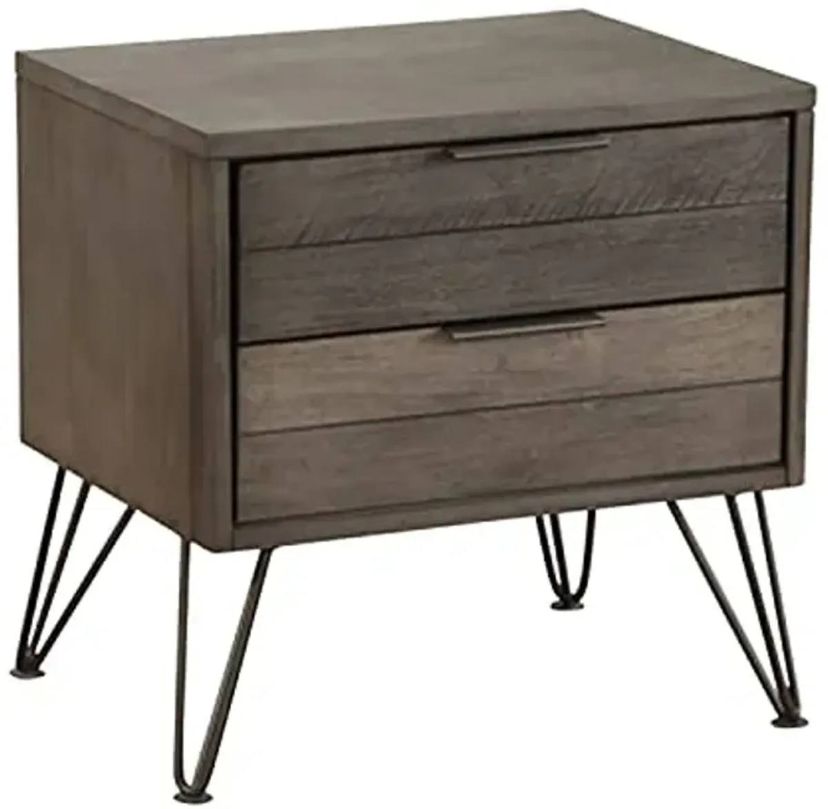 Lexicon Leavitt 2-Drawer Nightstand, Gray