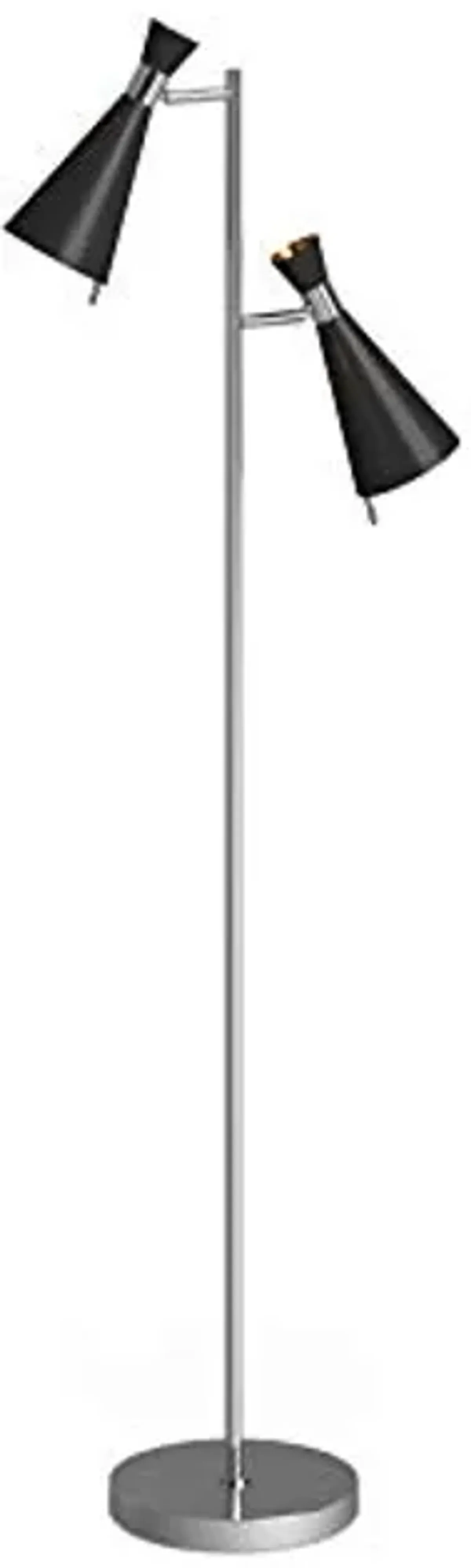 Safavieh FLL4004A Lighting Collection Efisio Chrome Floor Lamp