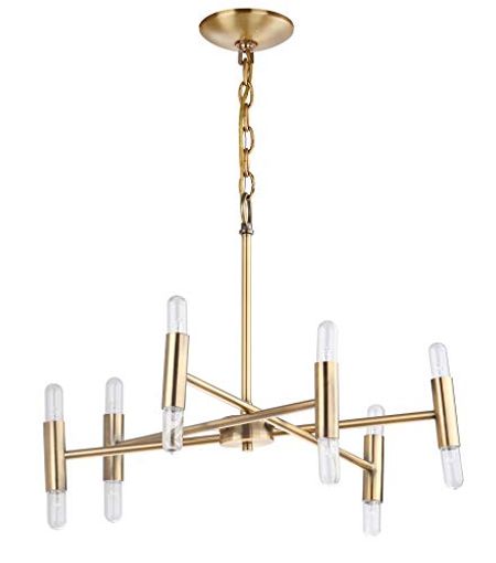 Safavieh CHA4005A Lighting Collection Gale Gold Chandelier