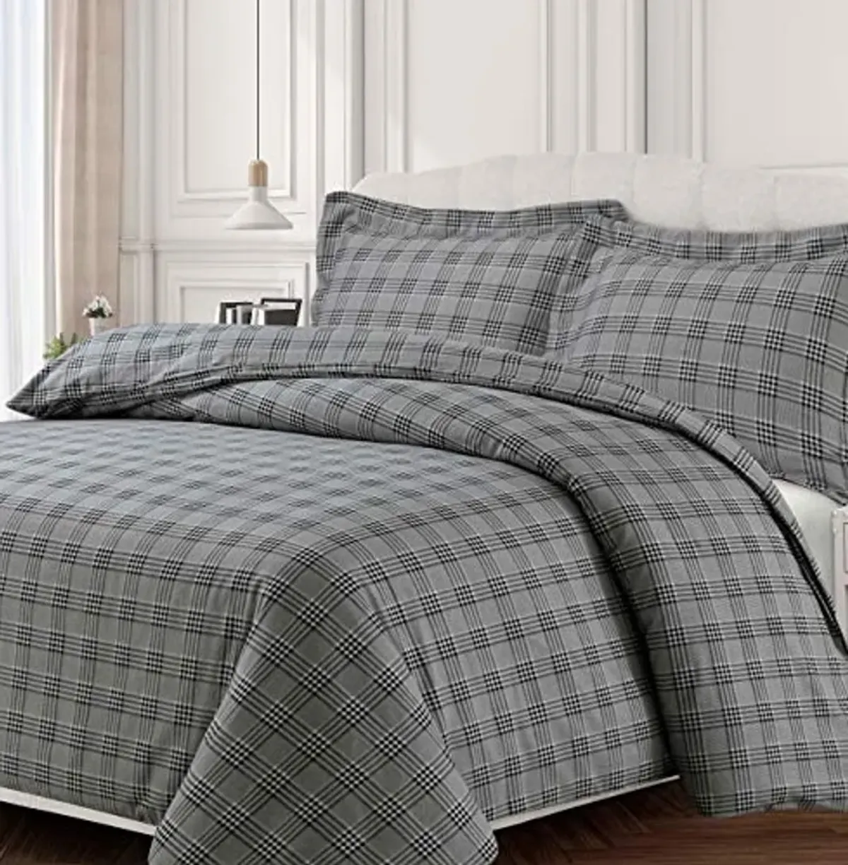 Tribeca Living SAVA170DUVETKI Duvet Set, King, Savannah