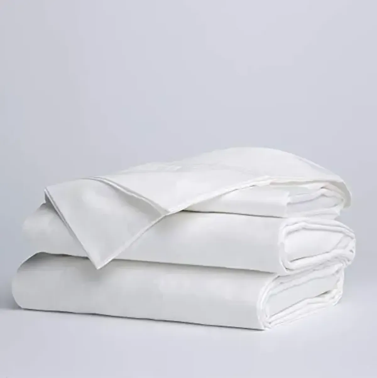 Sleep Well Bedding 4 PCs Bed Sheet Set 400 TC 100% Pure Cotton Super Soft Long Staple, Italian Finish Fitted Sheet fits Upto 15” deep Pocket Mattress Twin, White Solid