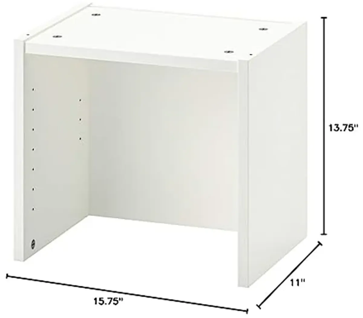 IKEA Billy Height Extension Unit White 902.638.60 Size 16x11x14