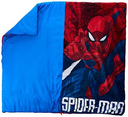 Marvel Spiderman Slumber Bag with Pillow Red ,2 items