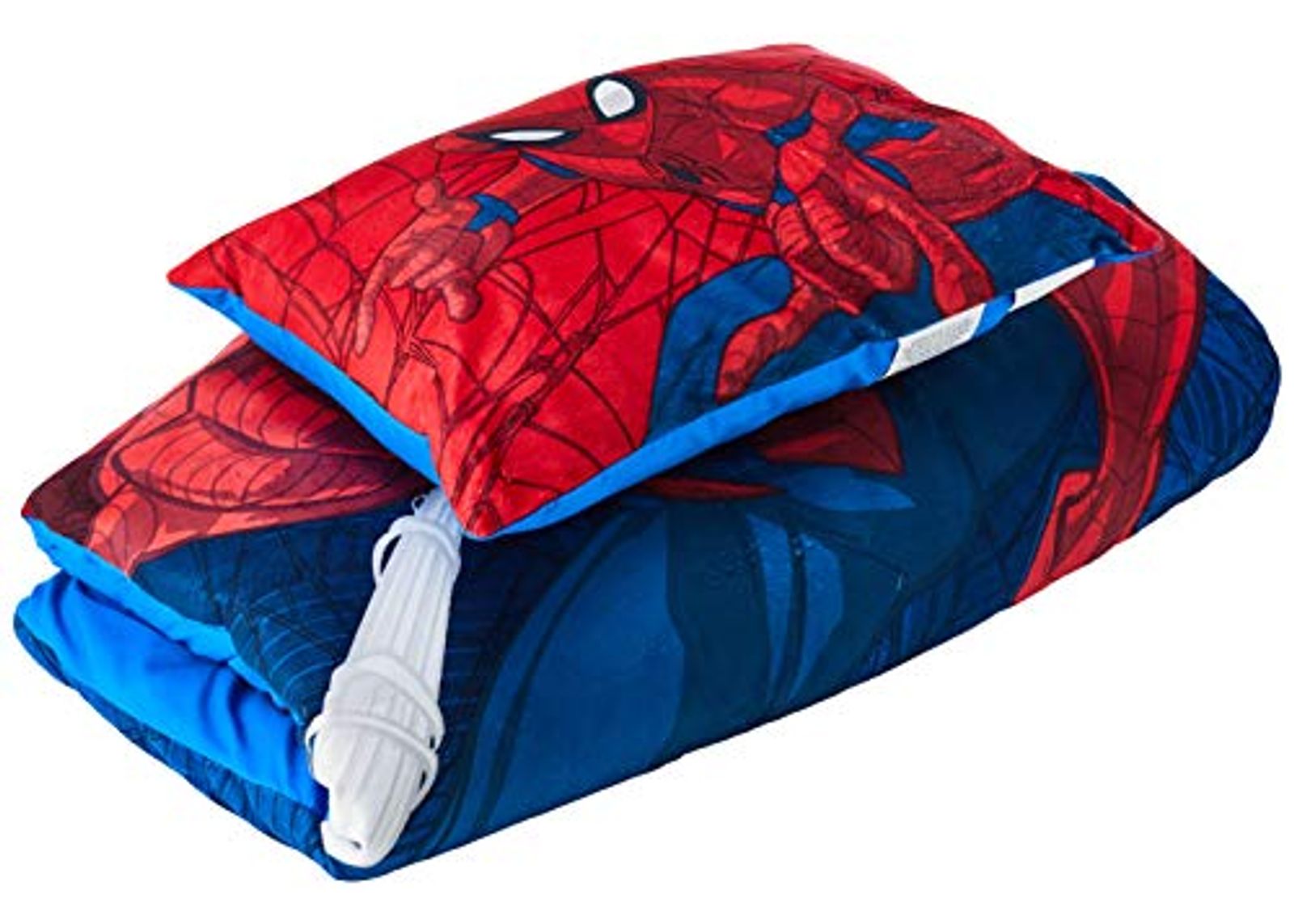 Marvel Spiderman Slumber Bag with Pillow Red ,2 items