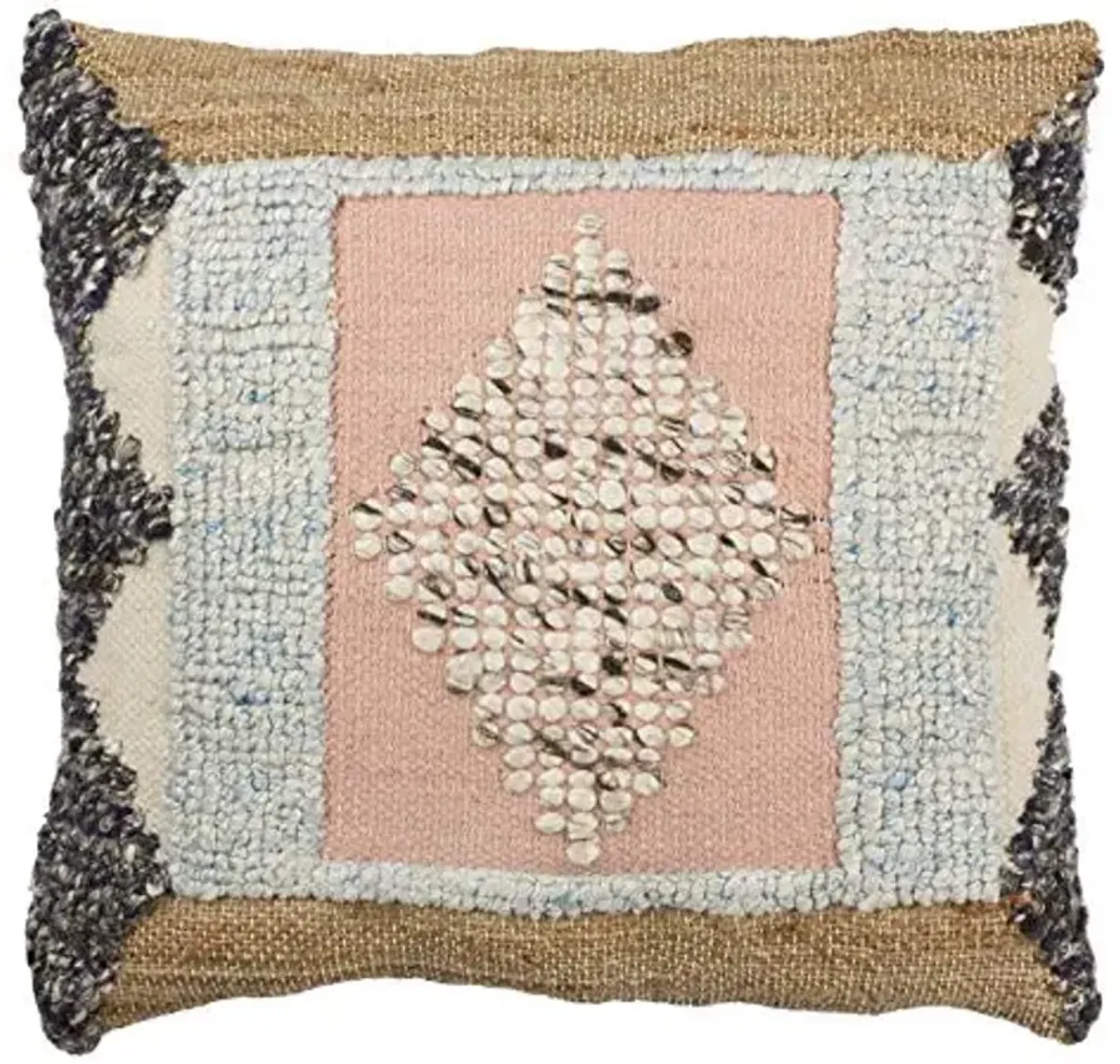 SAFAVIEH Arden Throw Pillow, Pink/Multi