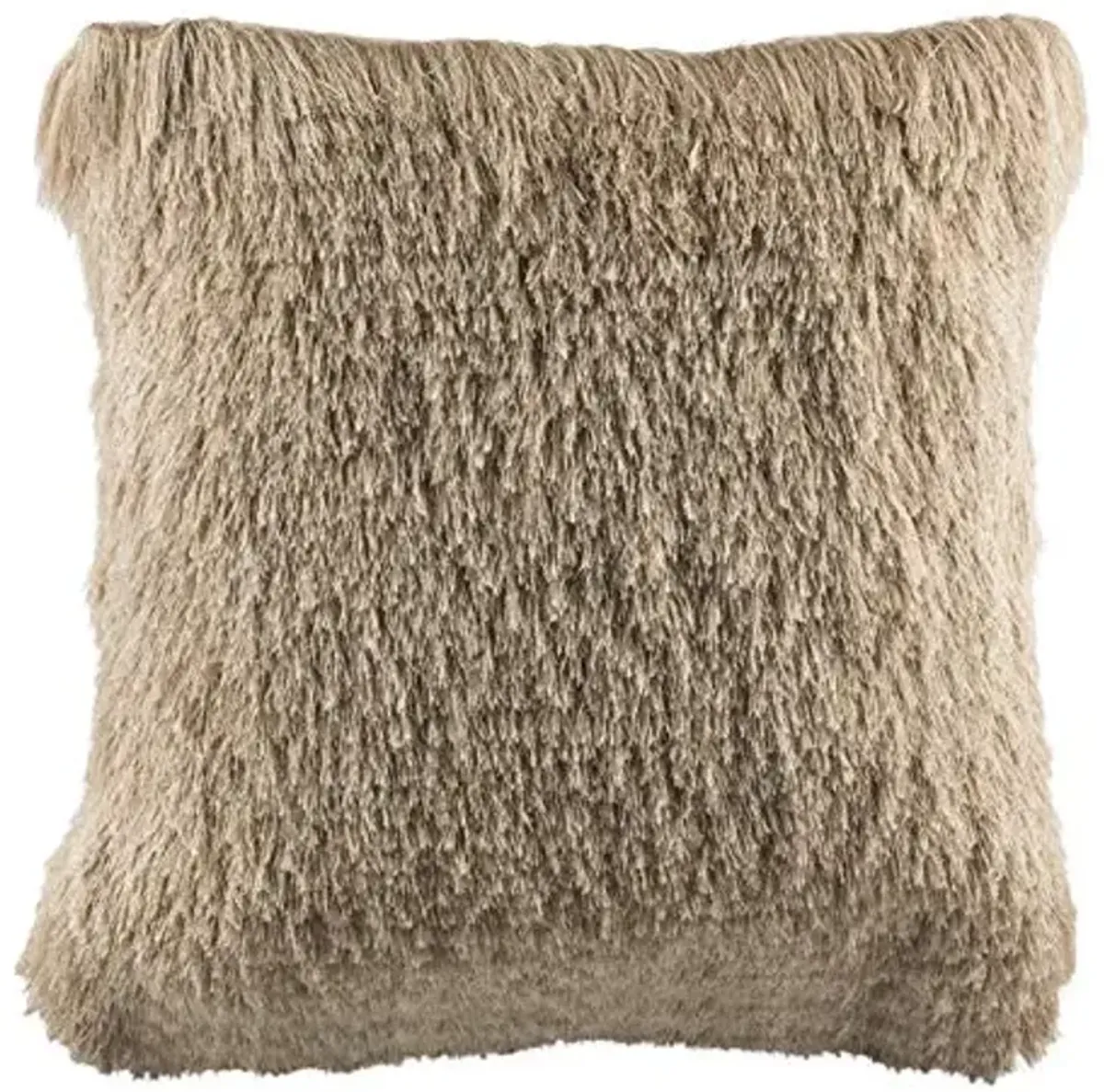 Safavieh Chic Shag Throw Pillow, Beige