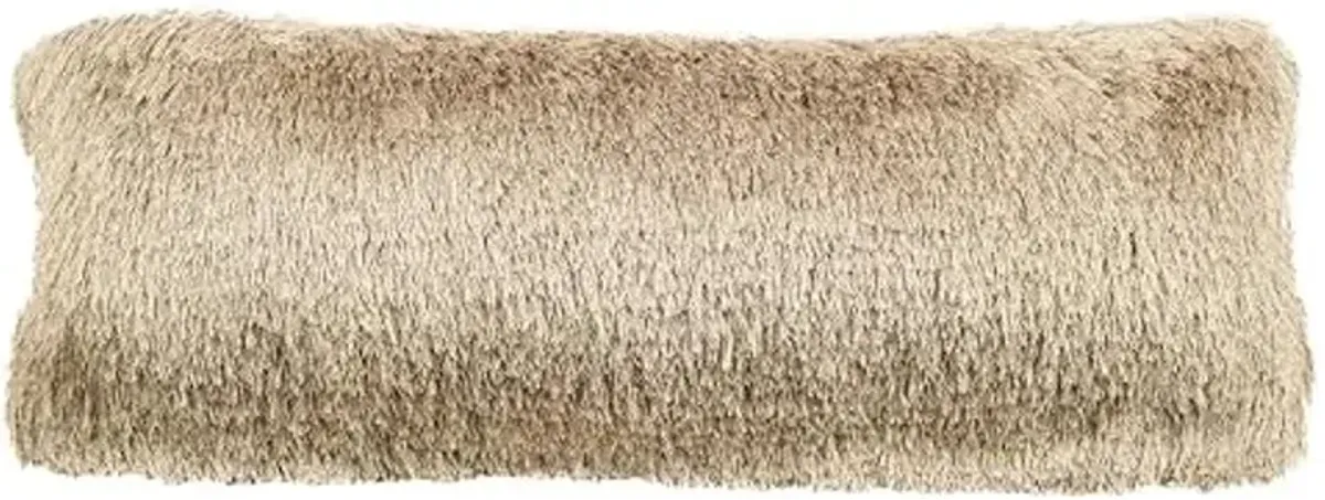 Safavieh Chic Shag Throw Pillow, Beige