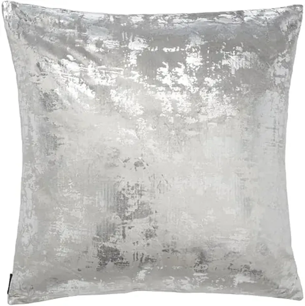 SAFAVIEH Edmee Metallic Throw Pillow, Light Grey/Silver