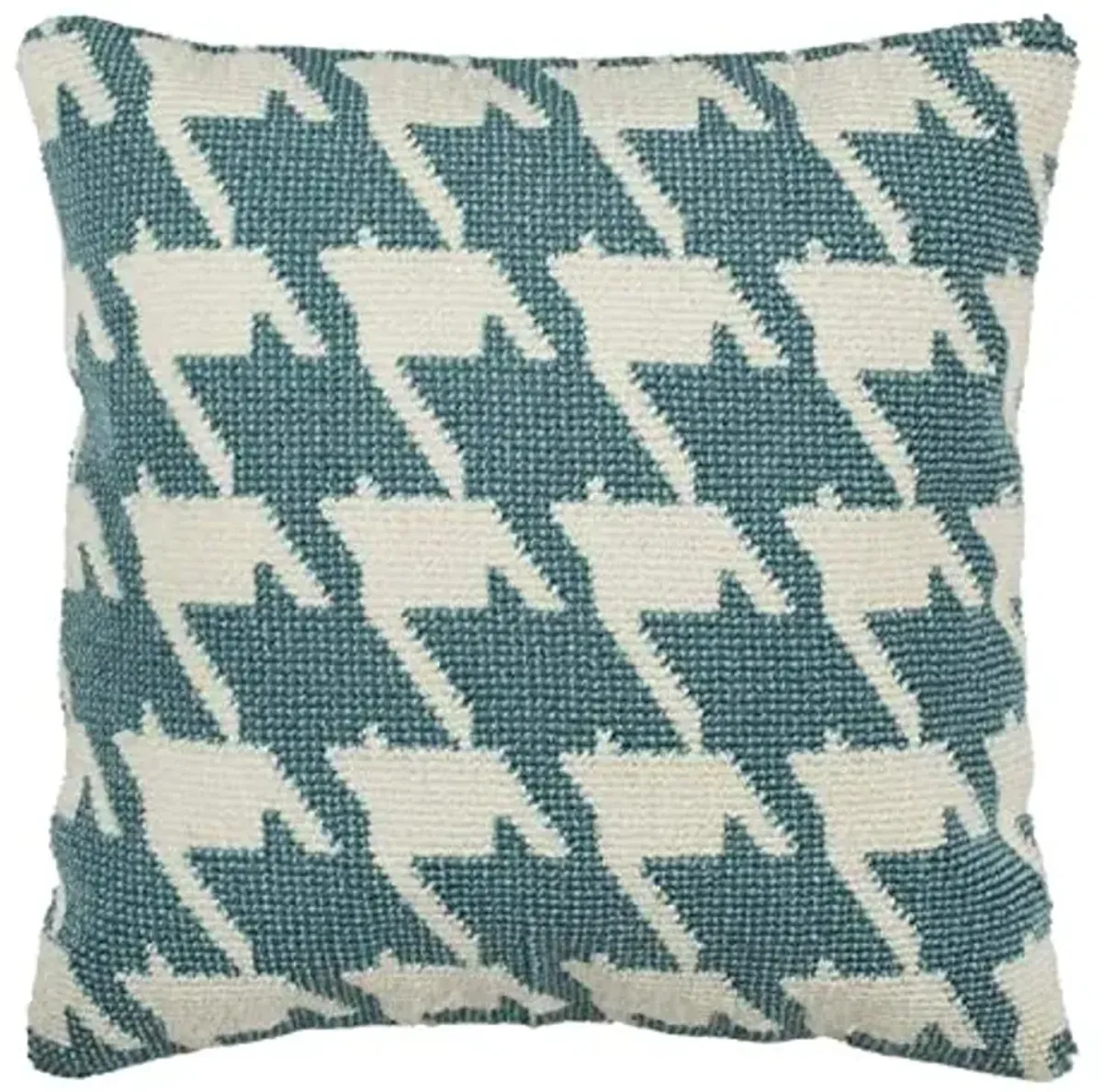 SAFAVIEH Hanne Houndstooth Throw Pillow, 22"x22", Assorted