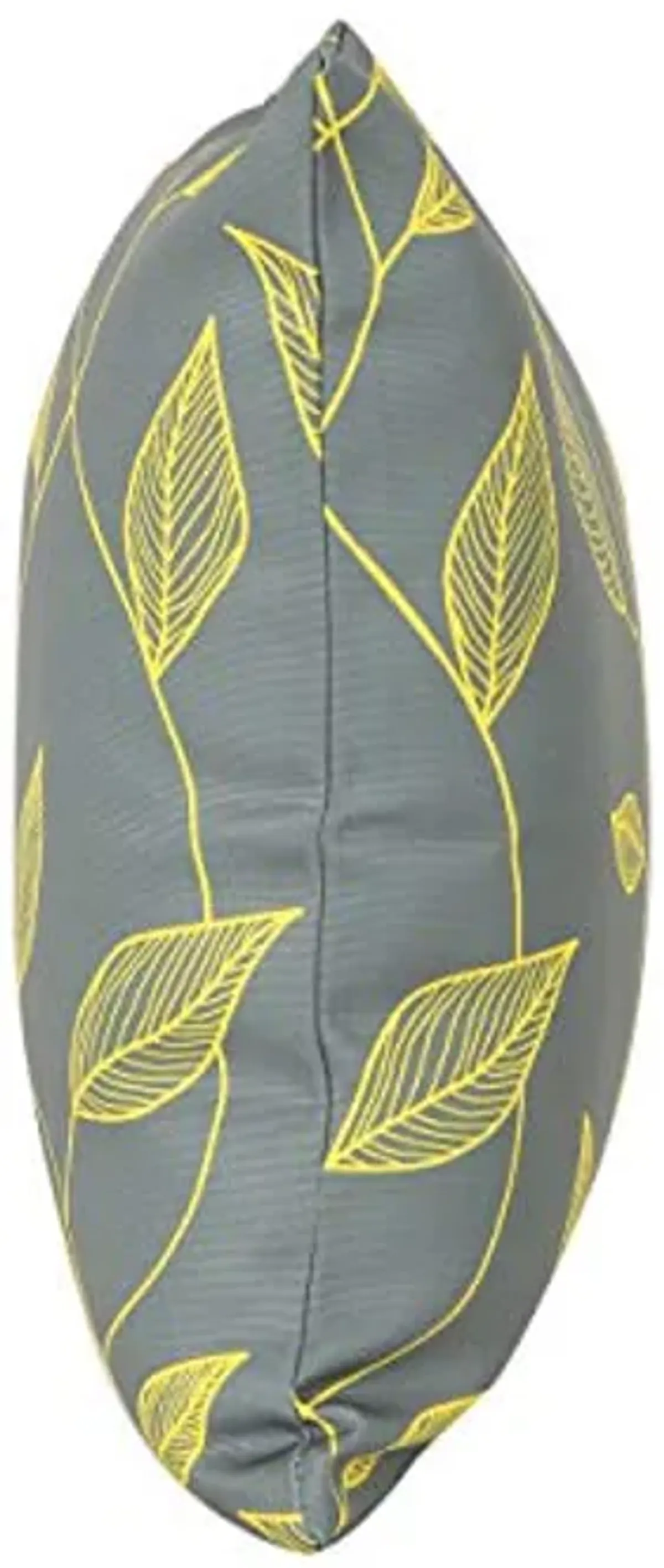 Christopher Knight Home Georgia Outdoor Cushion, 17.75" Square, Cute Leaves, Yellow, Gray, Green