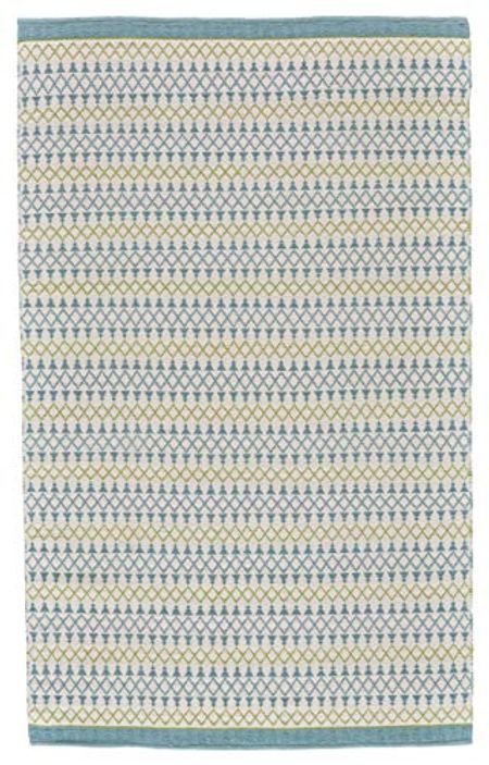 Feizy Rugs Naim Area Rug, 2' x 3', Turquoise/Lime