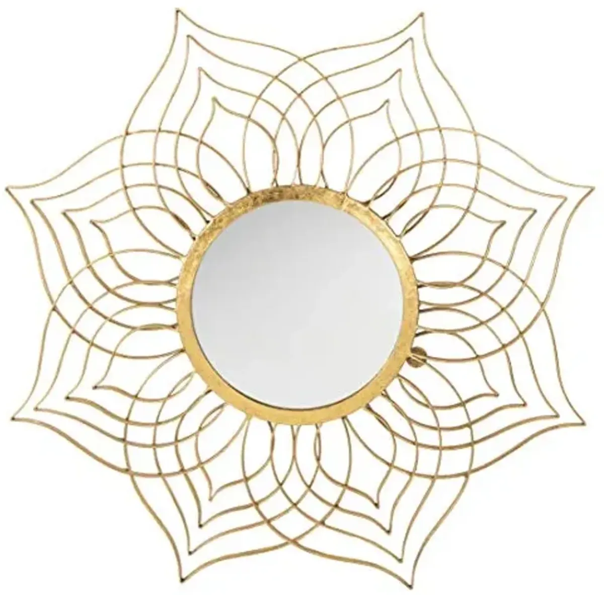 Safavieh Home Collection Charlton Gold Foil Mirror