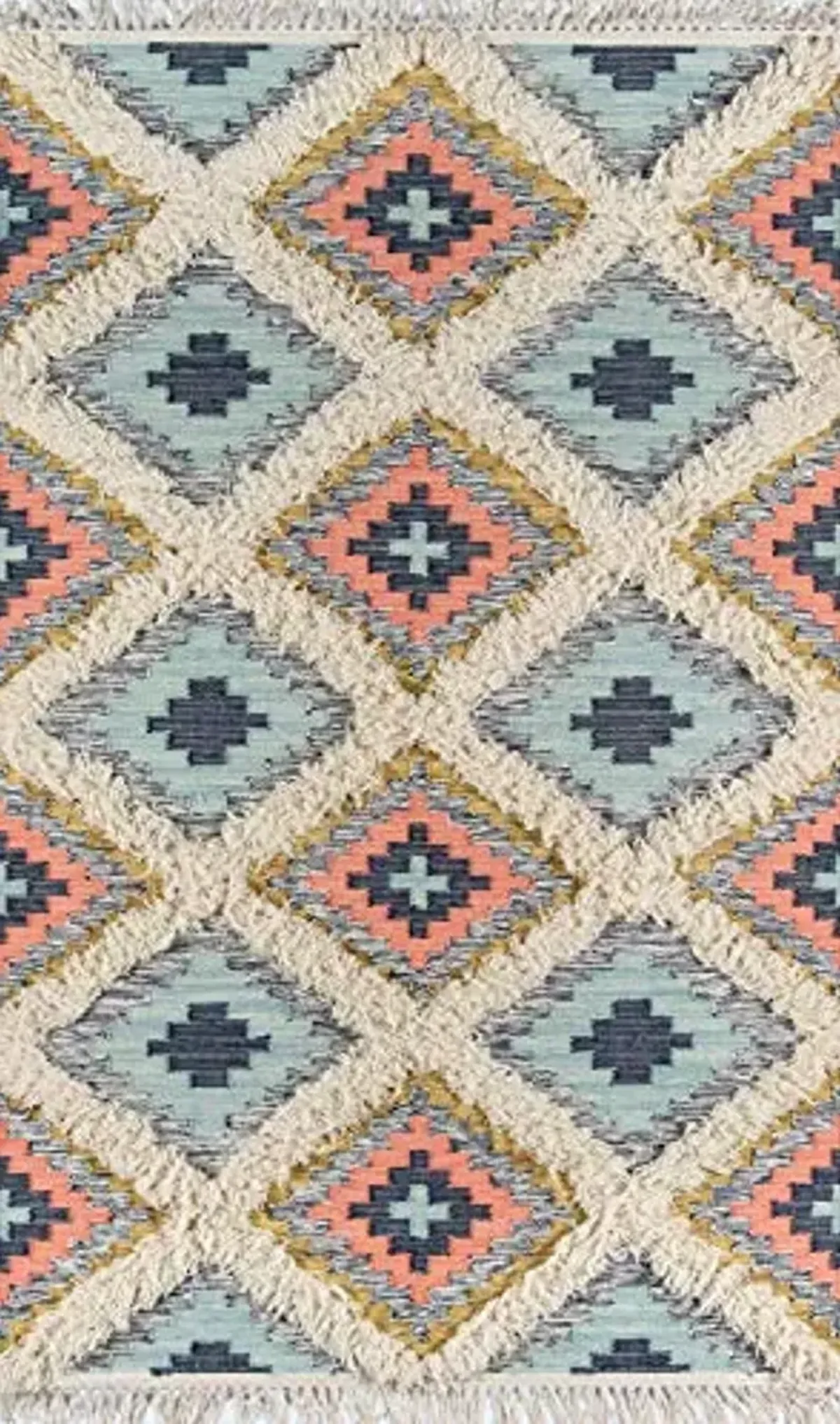Novogratz by Momeni Rugs Indio 100% Wool Hand Made Contemporary Area Rug, 5' X 7', Multi (INDIOIND-2MTI5070)
