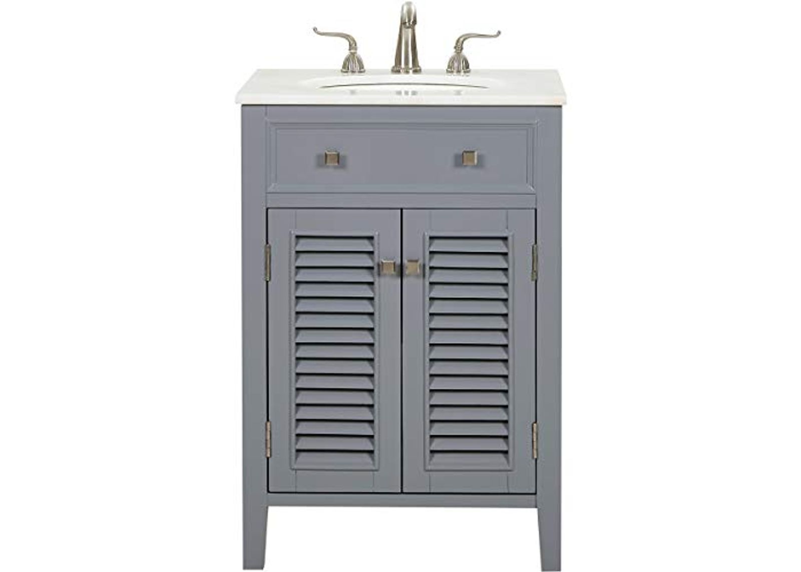 Elegant Decor VF10424GR Cape COD Vanity, Grey