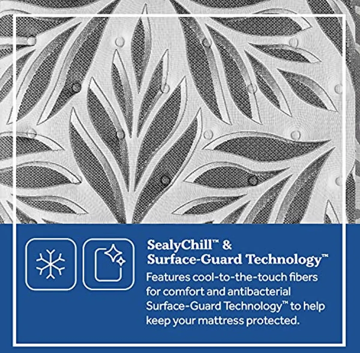 Sealy Posturepedic Plus, Tight Top 14-Inch Plush Soft Mattress with Surface-Guard, Split California King, White