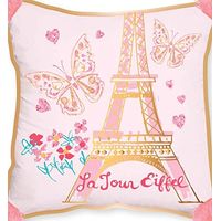 Heritage Kids Paris Decorative Pillow, Pink