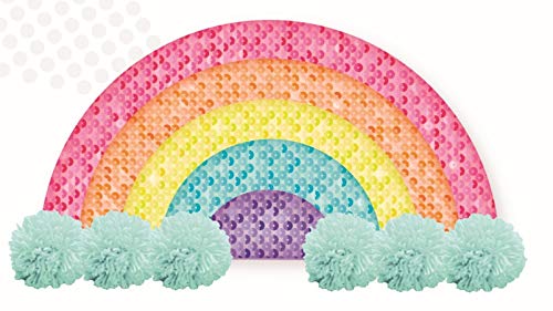Heritage Kids Rainbow Decorative Pillow, 1 Count (Pack of 1), Multicolor