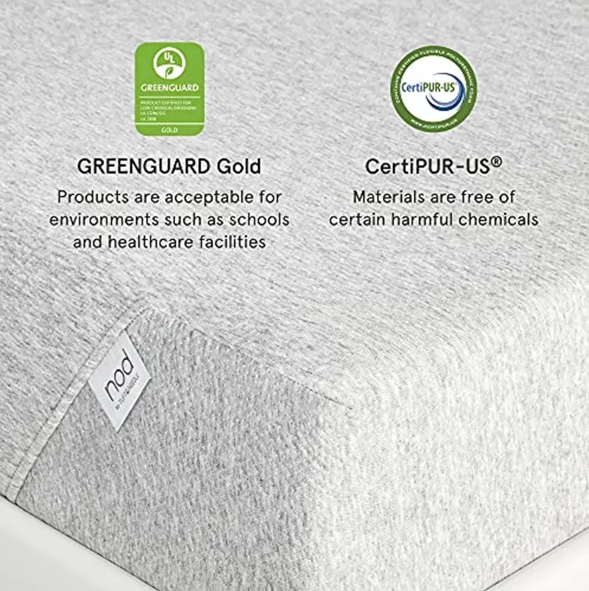 Nod by Tuft & Needle Medium Firm 8" Twin XL Size Adaptive Foam Mattress in a Box, Breathable, Pressure Relief, Supportive, 100 Night Trial, Fiberglass Free, CertiPUR-US, 10-Year Limited Warranty