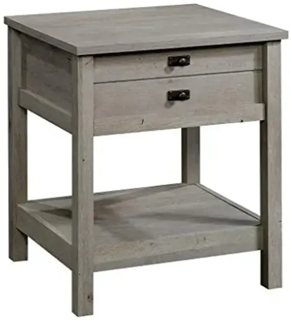 Sauder Cottage Road Night Stand, Beside Table, End Table with Storage, in Mystic Oak Finish