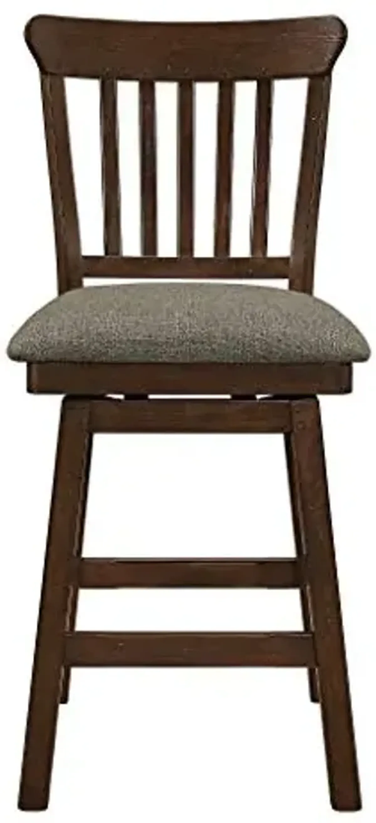 Homelegance Counter Height Swivel Chair (Set of 2) Brown