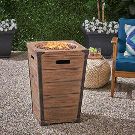 Christopher Knight Home Alice Outdoor Fire Pit, Brown