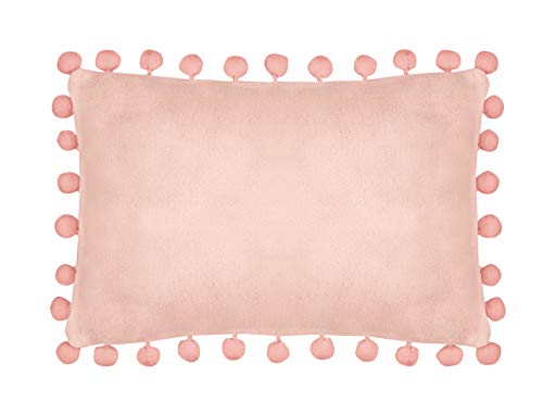 American Kids Pom Decorative Pillow, 12x18, Pink