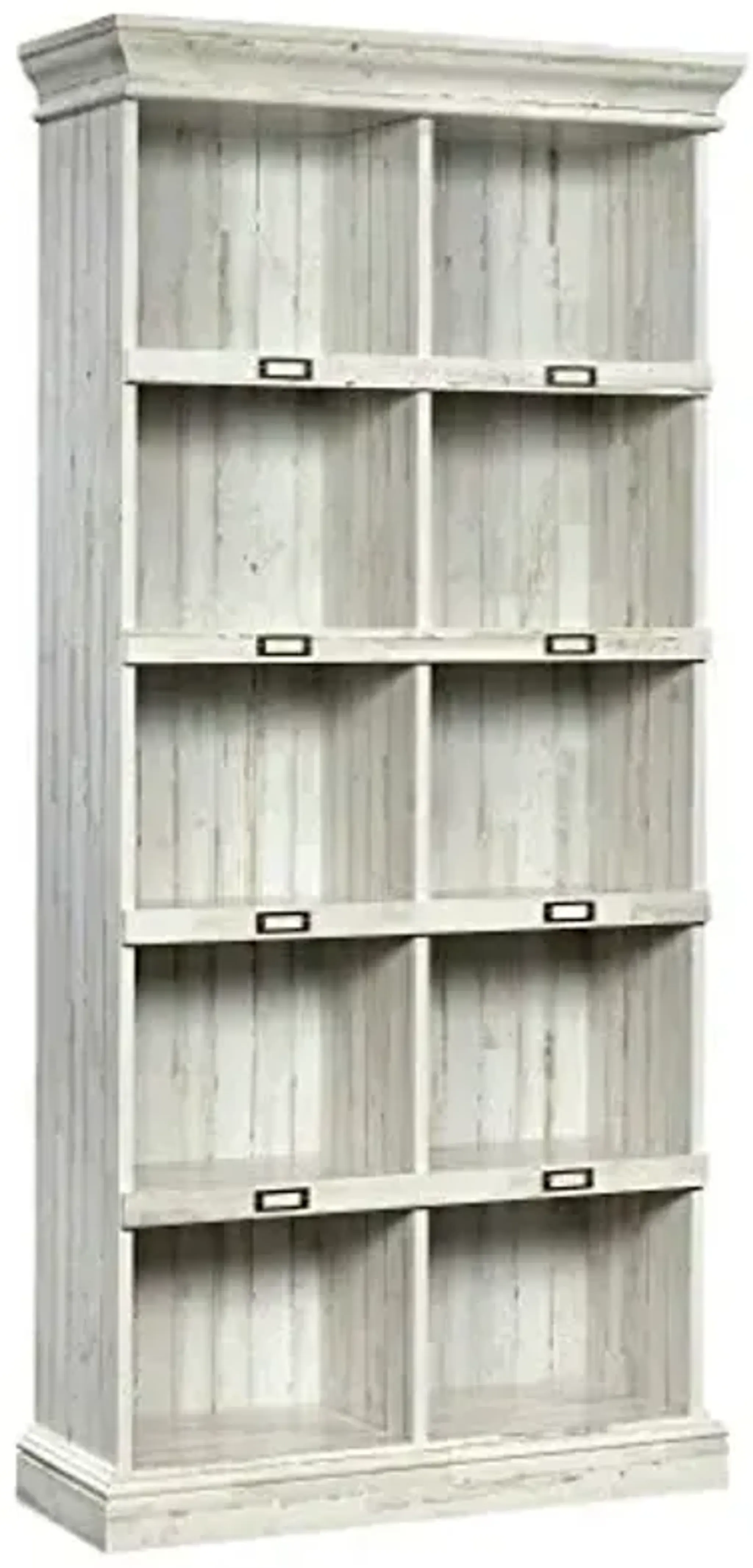 Sauder Barrister Lane Cubes + Cubbies Tall Bookcase, Versatile Storage ...
