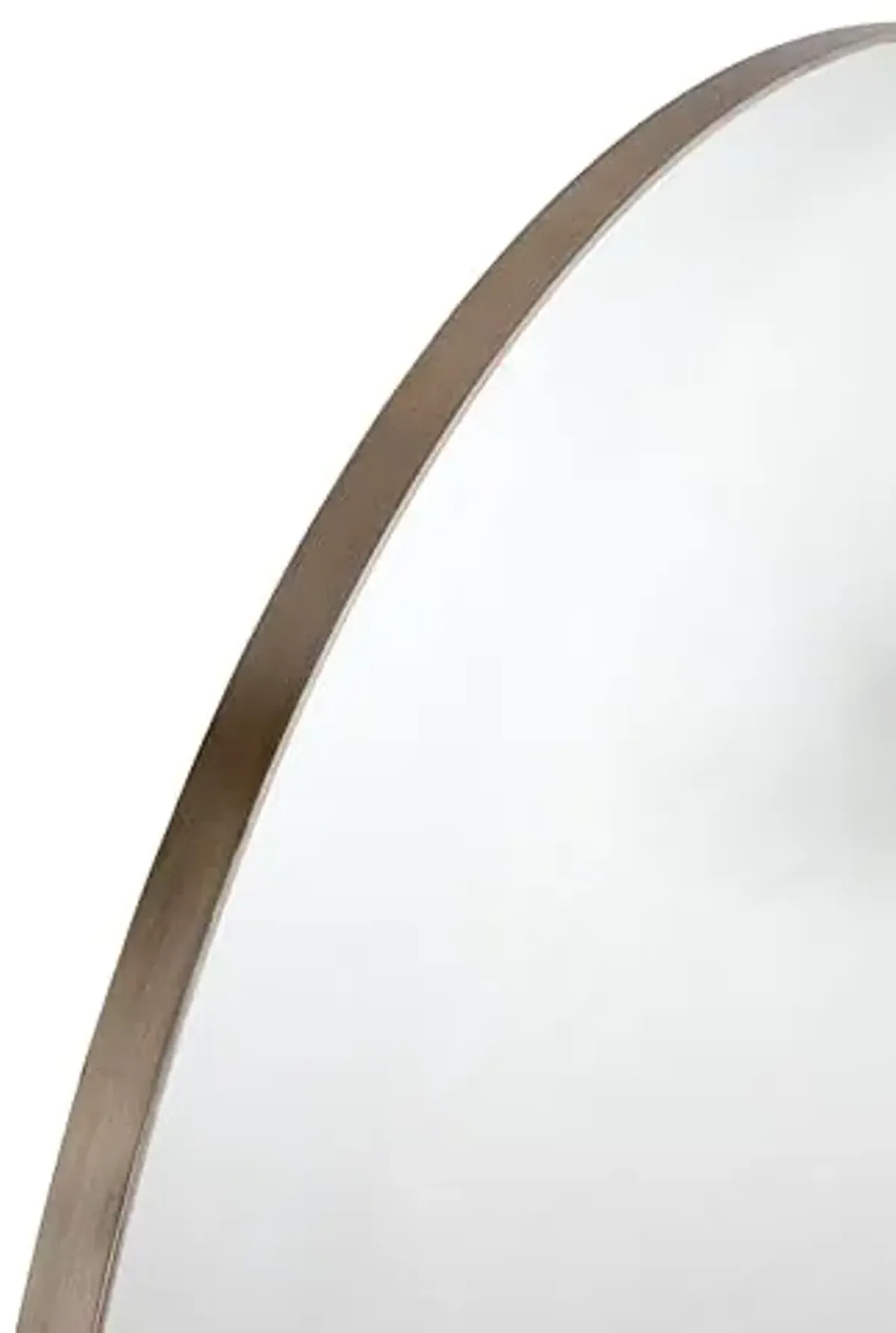 Bassett Mirror Eltham Modern Wall Mirror 60", Silver, Round Mirror for Living Room, M4153