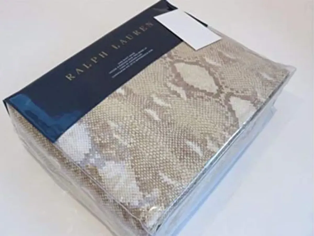 Ralph Lauren Great Sands Sellek Python Full/Queen Duvet Cover