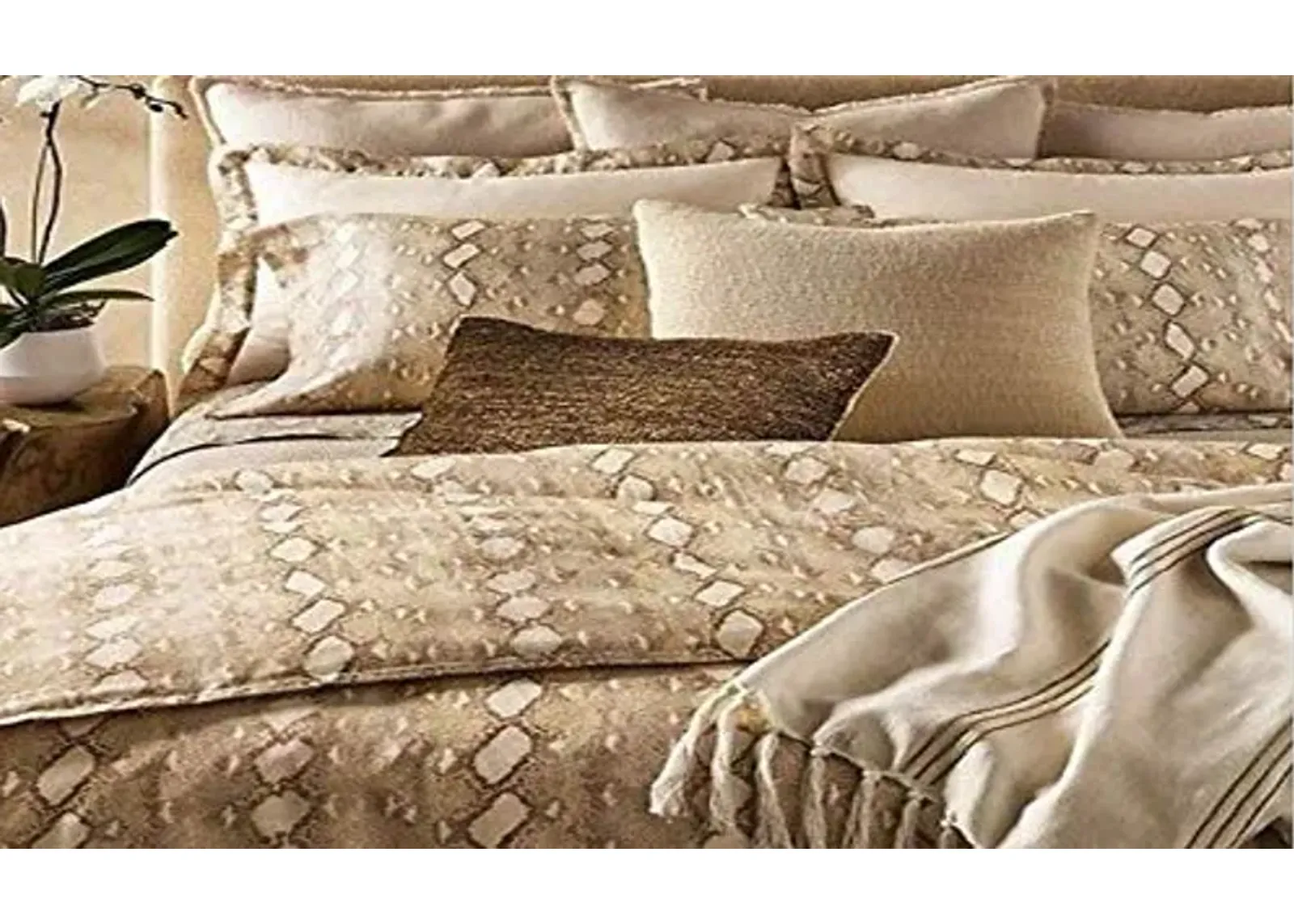 Ralph Lauren Great Sands Sellek Python Full/Queen Duvet Cover