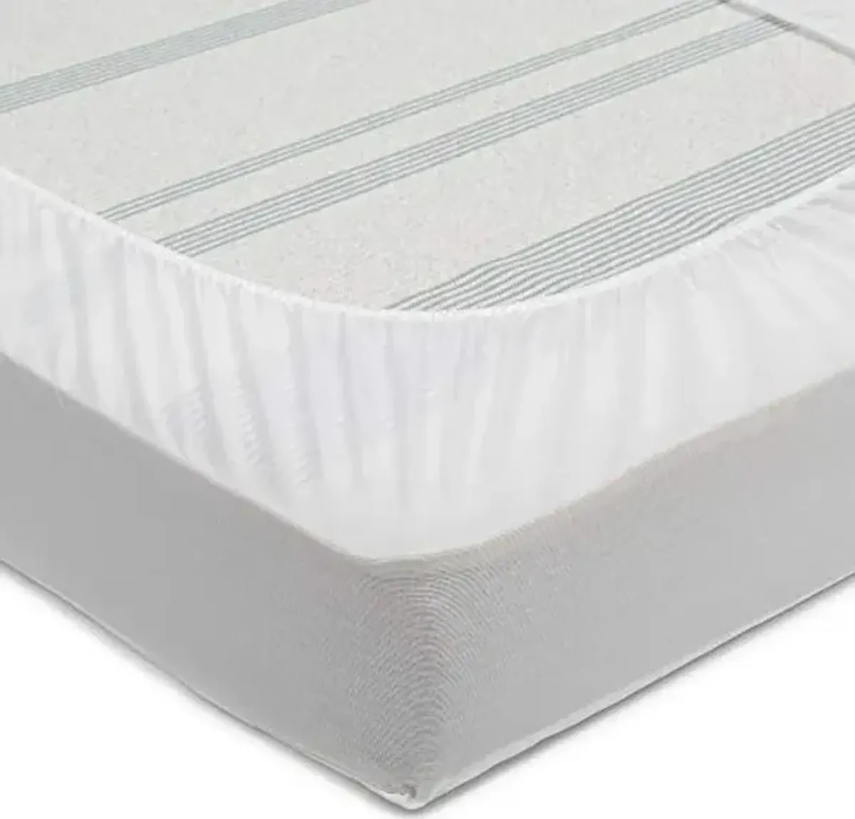 Serta Sertapedic Crib Mattress Protector with Nanotex Stain Repel and Release – Washable and Waterproof Mattress Pad Cover – Essentials for Newborn Baby and Toddler, 52"x 28", White