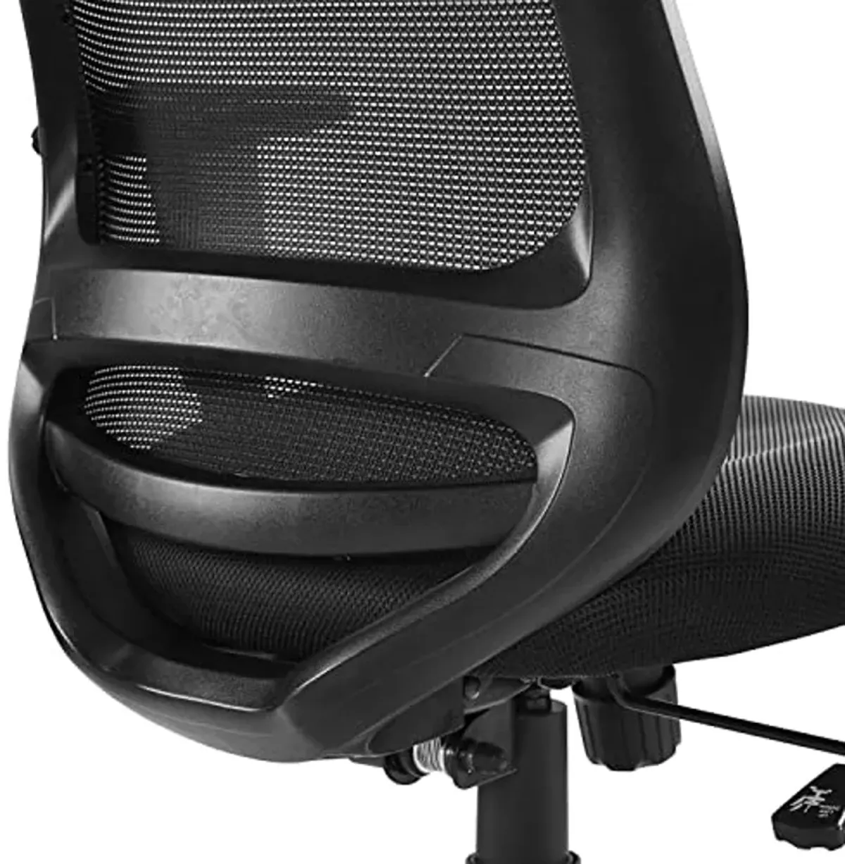 Modway Forge Mesh Adjustable Swivel Computer Desk Office Chair In Black