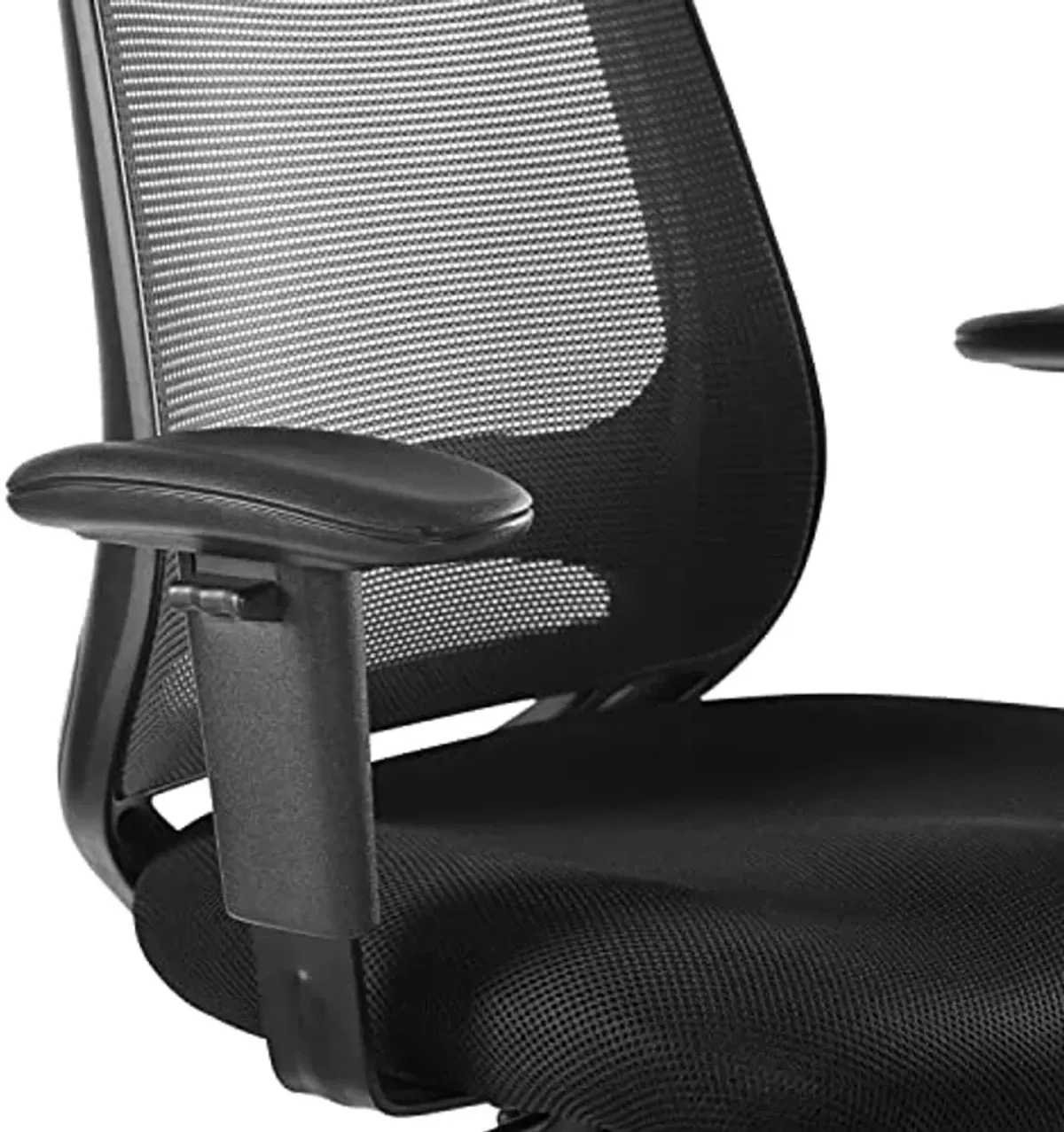 Modway Forge Mesh Adjustable Swivel Computer Desk Office Chair In Black