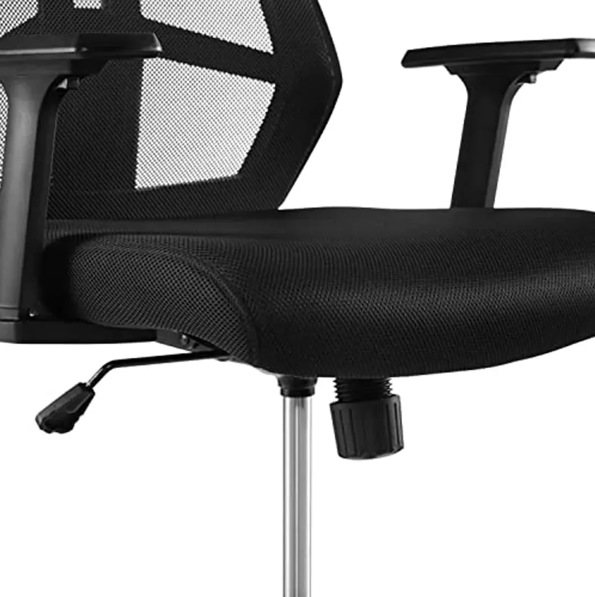 Modway Extol Mesh Drafting Chair In Black - Tall Office Chair For Adjustable Standing Desks