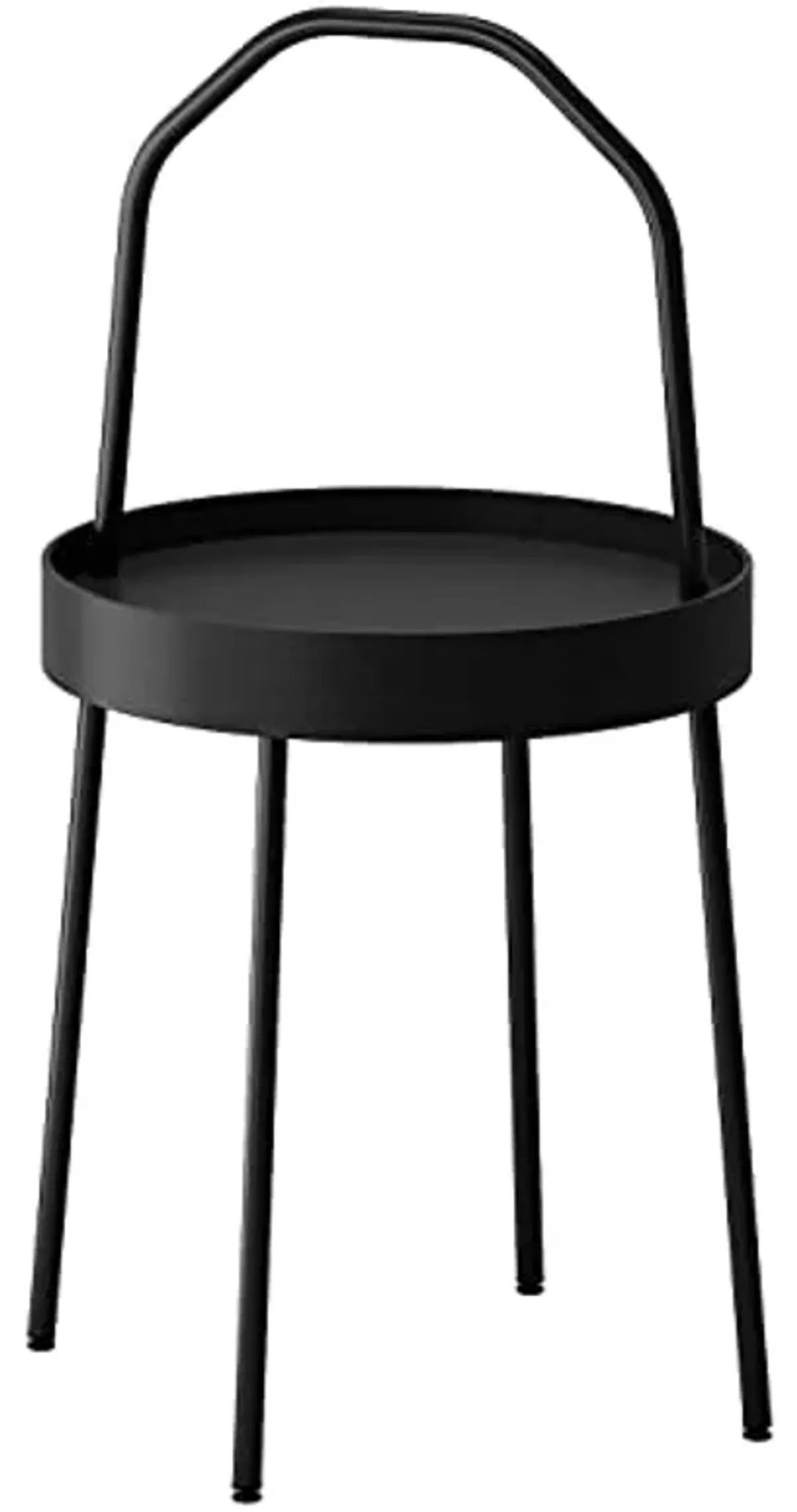 IKEA Burvik Side Table Black 703.403.84 Size 15"