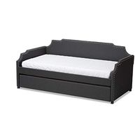 Baxton Studio Daybeds Twin Charcoal