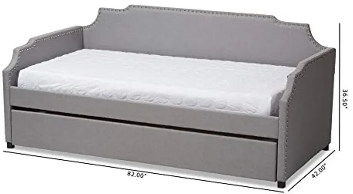 Baxton Studio Daybeds Twin Gray