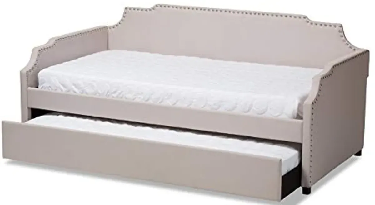 Baxton Studio Daybeds Twin Beige