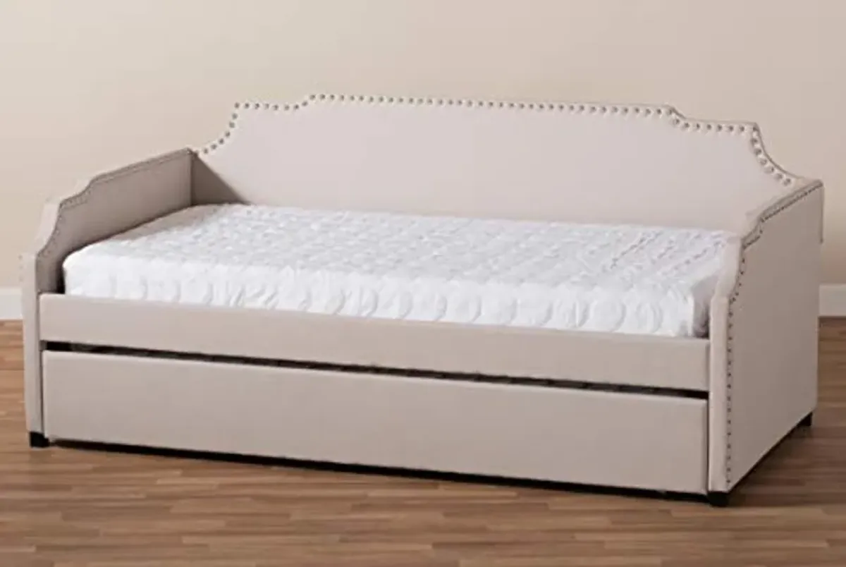 Baxton Studio Daybeds Twin Beige