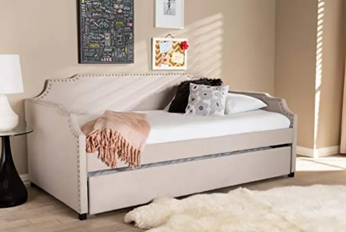 Baxton Studio Daybeds Twin Beige