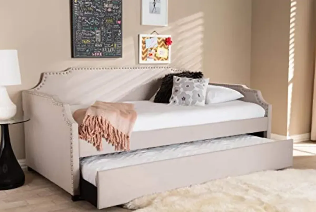 Baxton Studio Daybeds Twin Beige