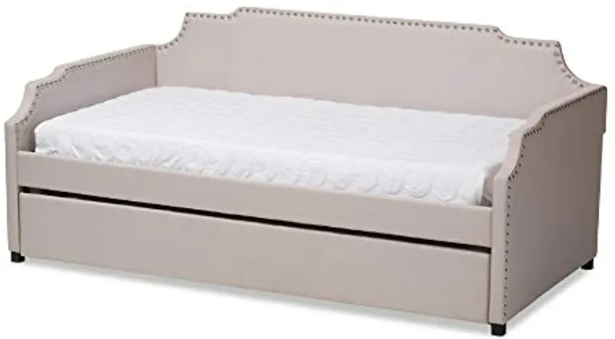 Baxton Studio Daybeds Twin Beige