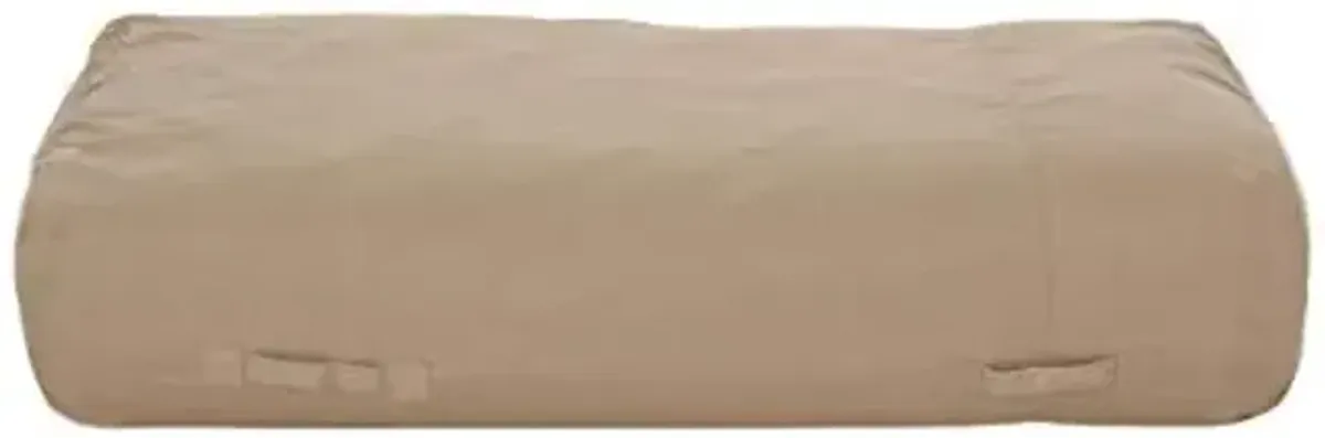 Christopher Knight Home Vivien Outdoor Water Resistant 6'x3' Lounger Bean Bag, Tuscany, Small