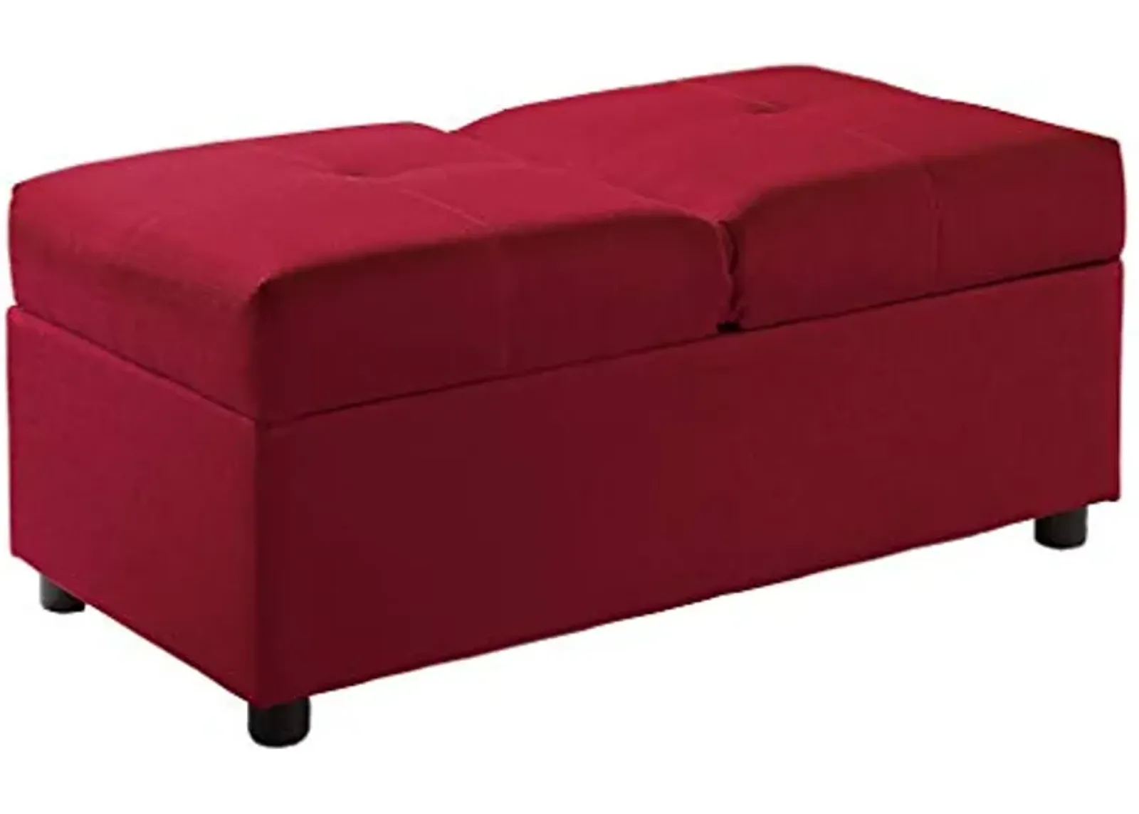 Homelegance Escher Convertible Storage Ottoman (Chair), Red