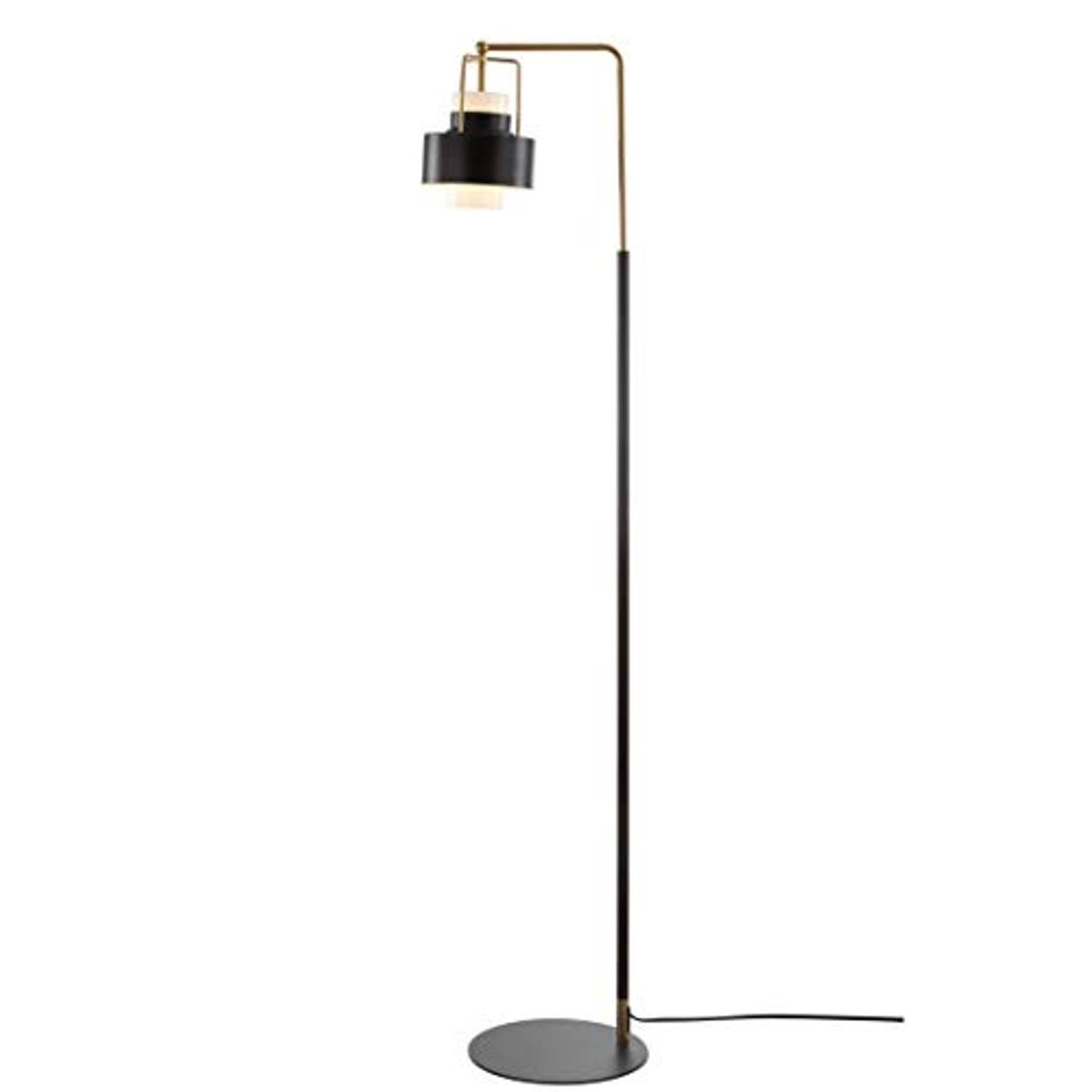 Safavieh FLL4039A Lighting Collection Brendon Floor Lamp, Black