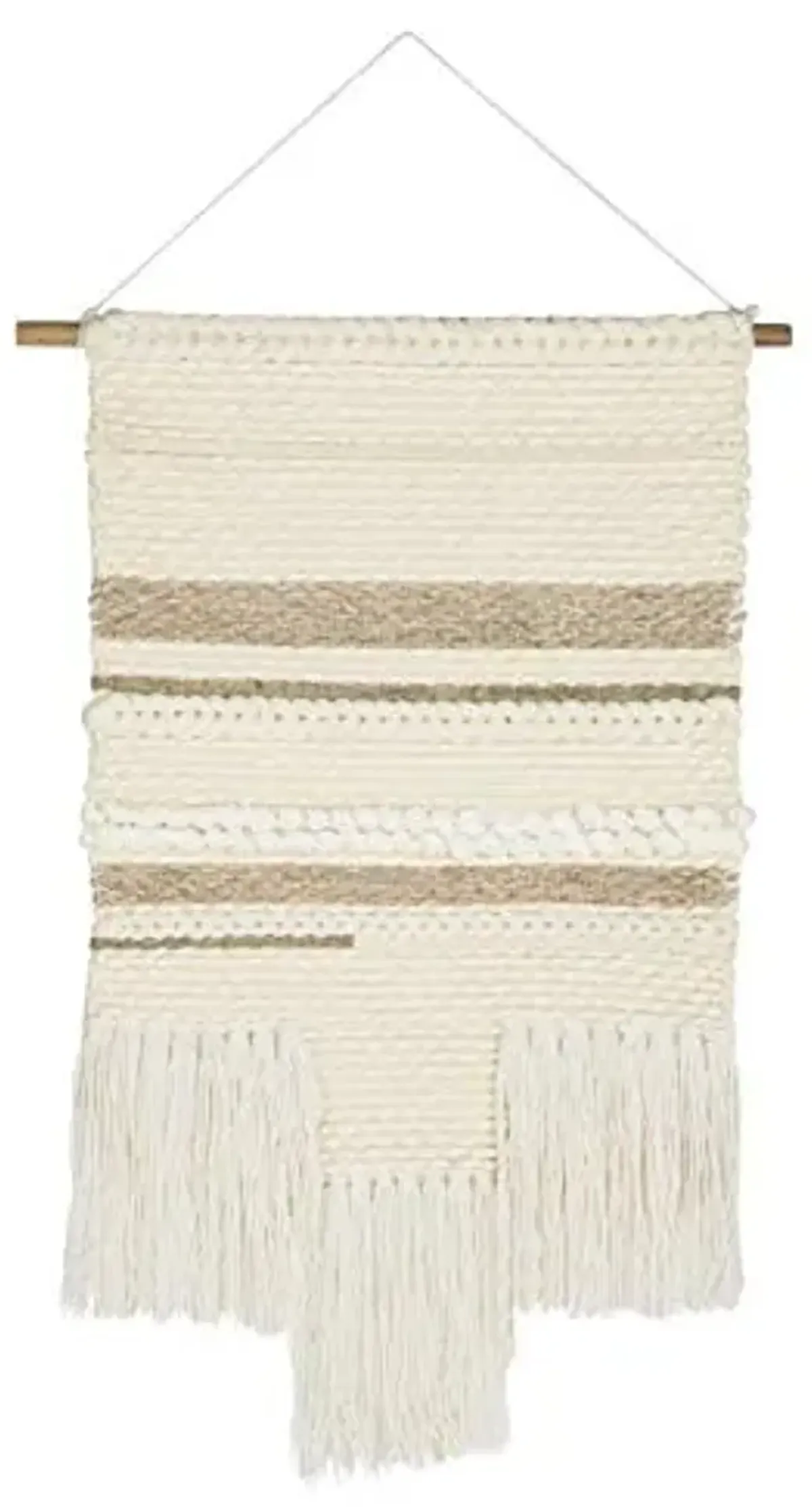 Safavieh Home Collection Sedona Ivory and Beige Woven Wall Art,