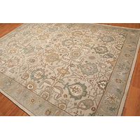 Old Hand Made Cathy Floral Traditional Persian Oriental Woolen Area Rugs (8'x10')