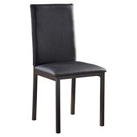 Homelegance Tempe PU Upholstered Dining Chair (Set of 4), Black