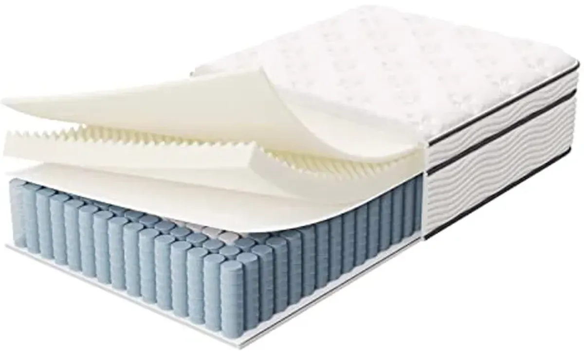 Modway Jenna 14” Innerspring Pillow Top Twin Mattress With Individually Encased Coils